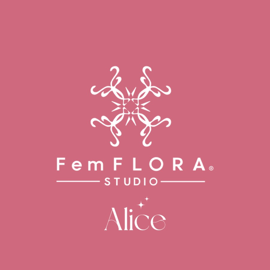 Fem FLORA STUDIO Alice 丹波橋店 ロゴ